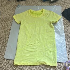 Lululemon Athletica Neon Yellow Tee